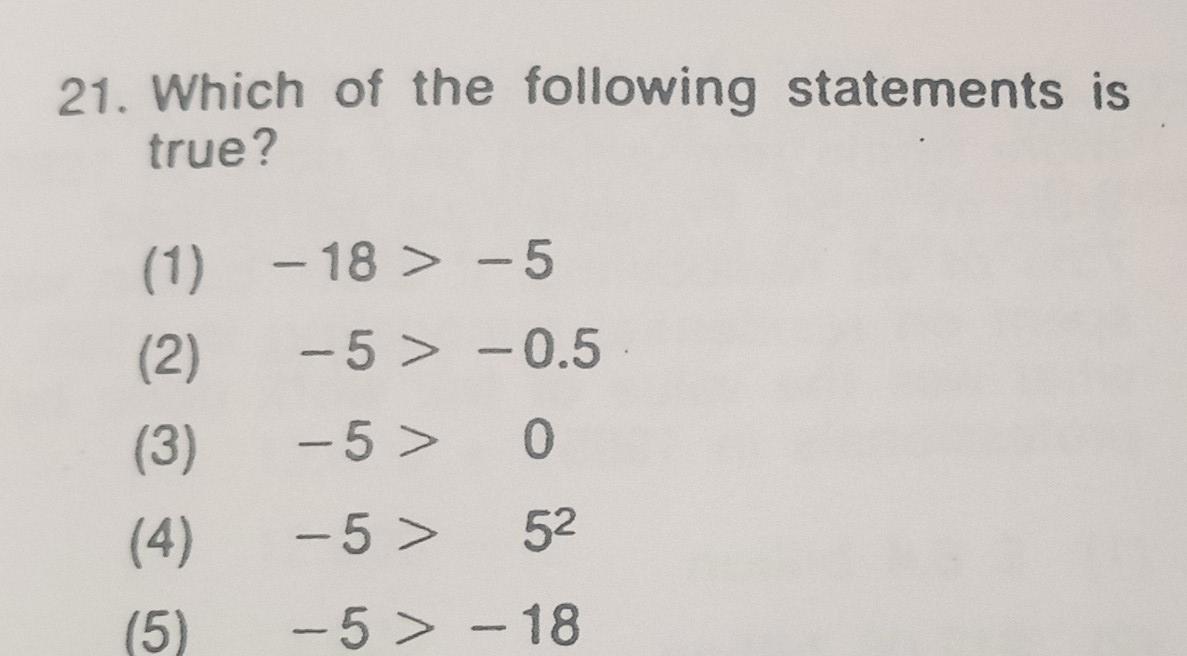 Solved 21. Which of the following statements is true? (1) | Chegg.com