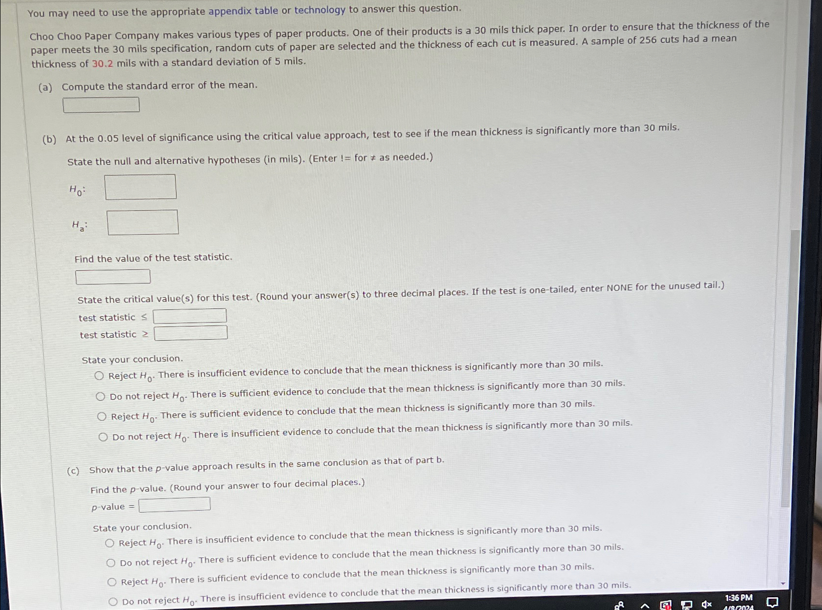 Solved You may need to use the appropriate appendix table or | Chegg.com