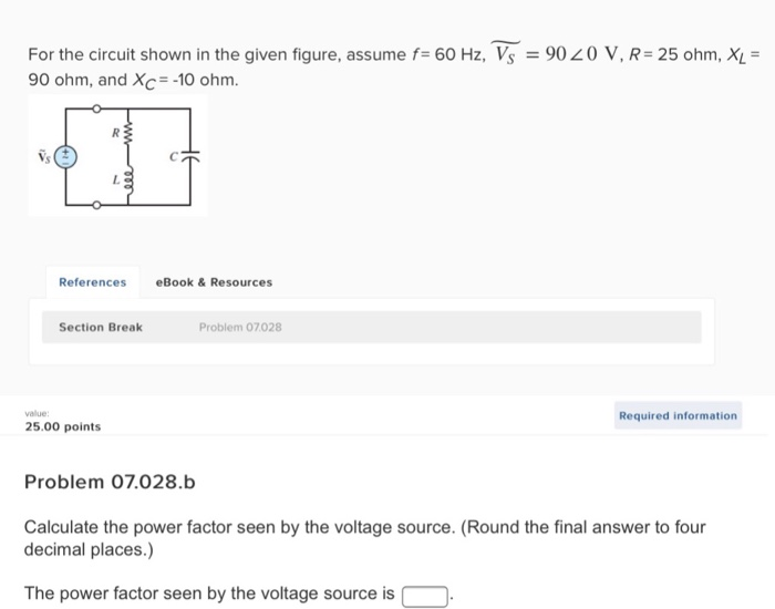 Solved For the circuit shown in the given figure, assume f= | Chegg.com