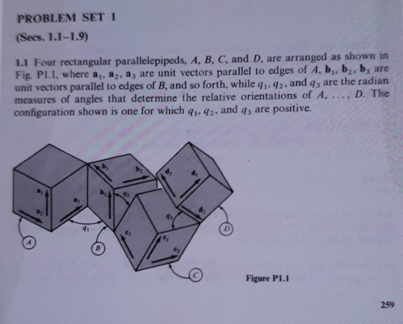 Solved PROBLEM SET 1 (Secs. 1.1-1.9) 1.1 Four rectangular | Chegg.com