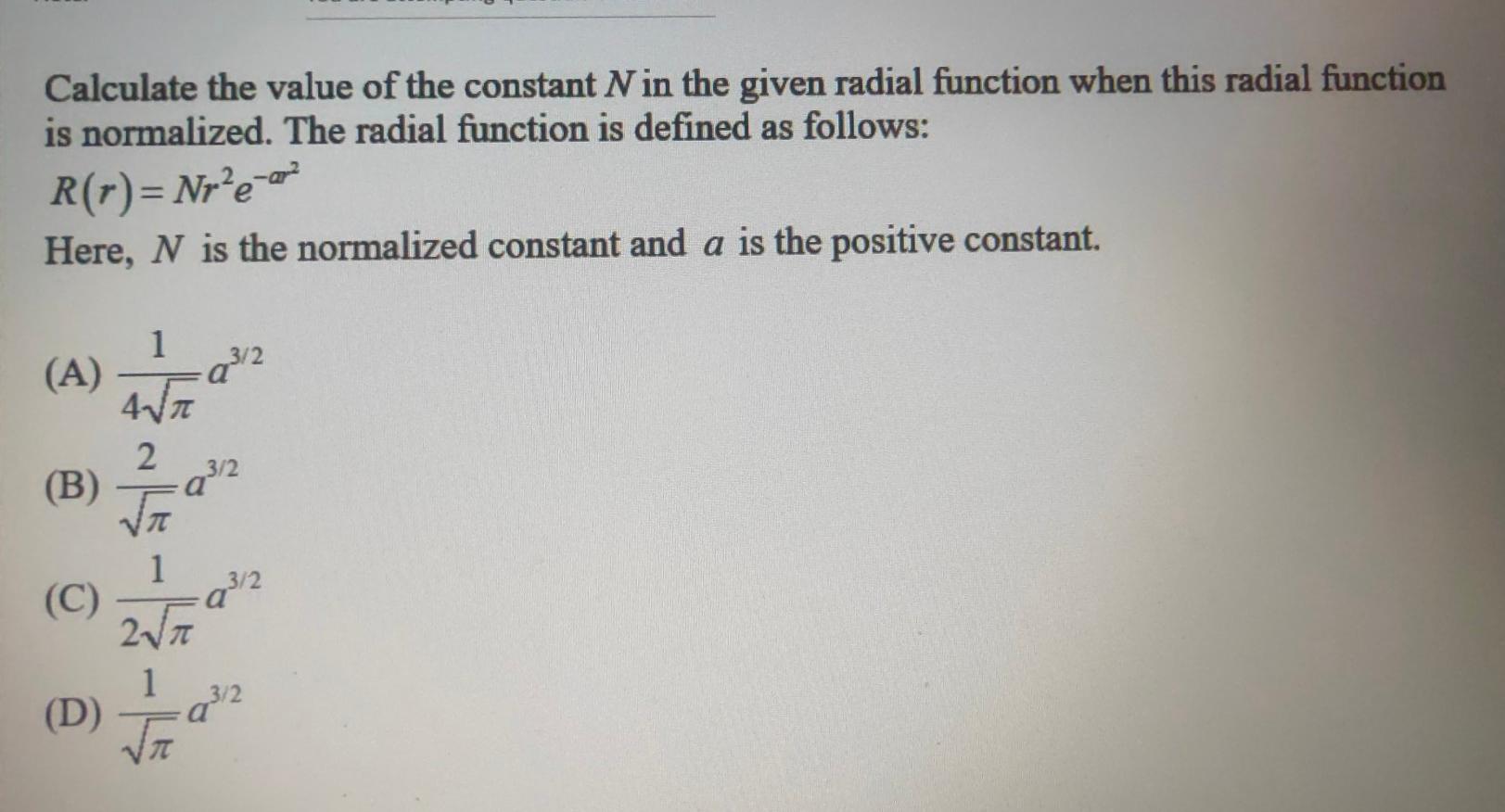 Solved Calculate the value of the constant N in the given | Chegg.com