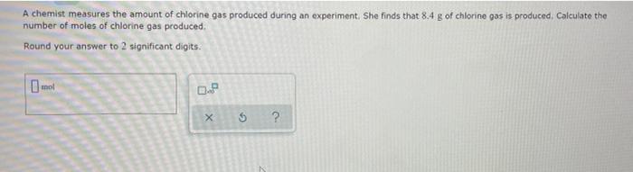 chlorine gas experiment