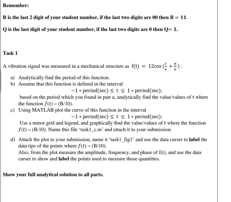 Solved Remember: B Is The Last 2 Digit Of Your Student | Chegg.com