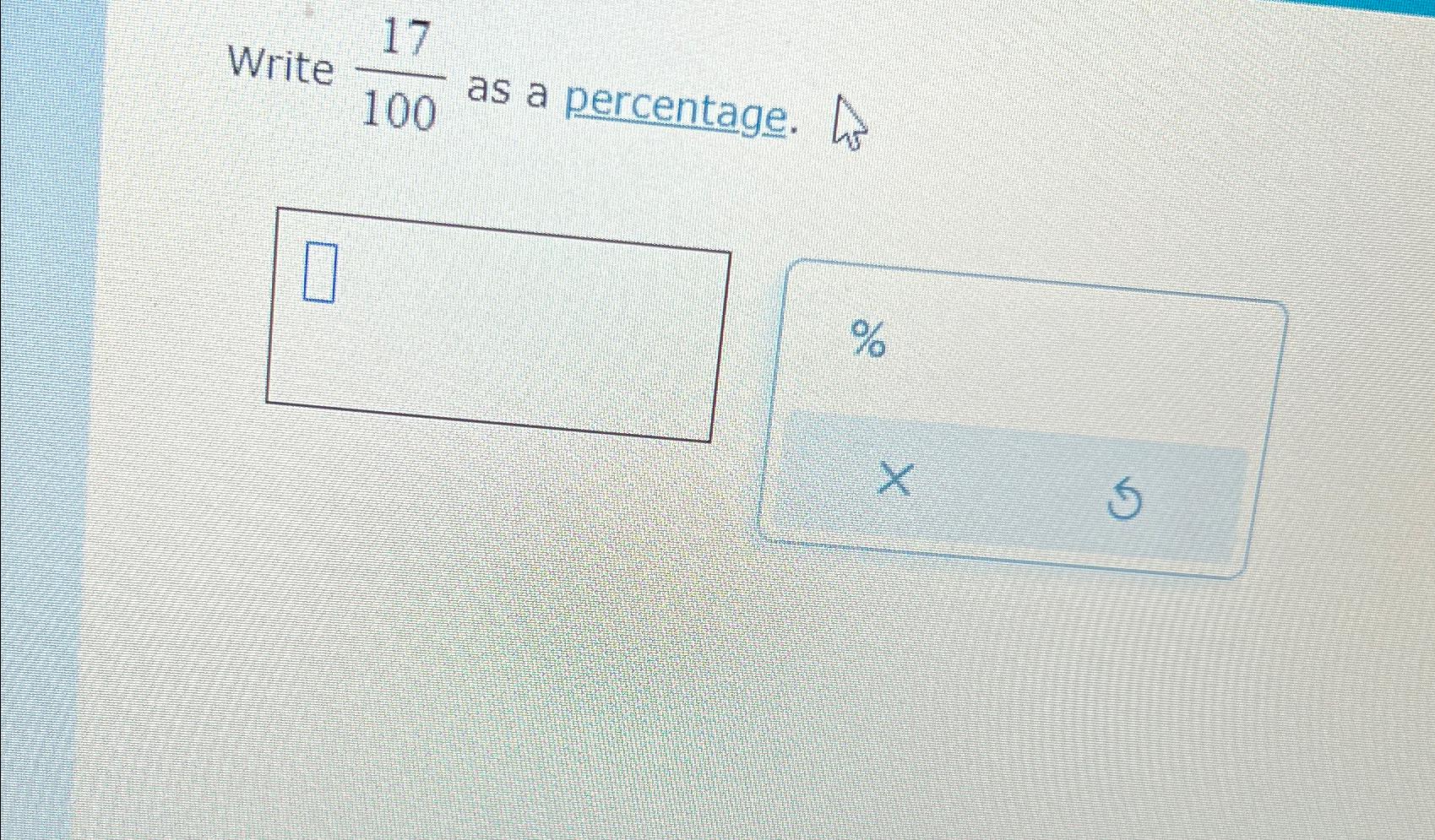 write 13 100 as a percentage