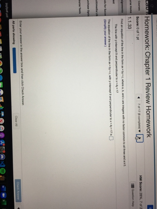 Solved Cau Homework: Chapter 1 Review Homework Courses HW | Chegg.com