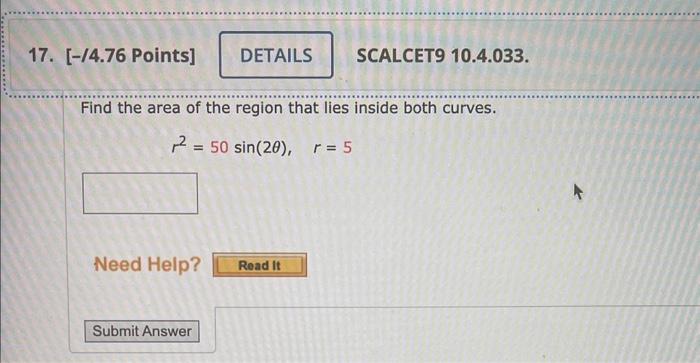 。な  2点まとめ The area (in sq. units) of the region S = {z ∈ C : |z - 1