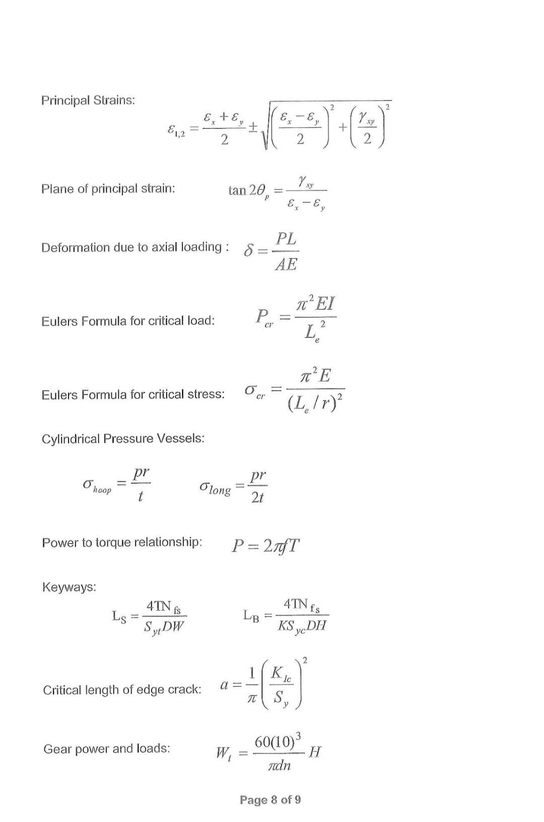 Solved a) Determine the buckling critical load for a 2.5 | Chegg.com