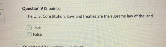 treaties are the supreme law of the land