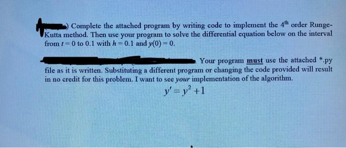 Solved please use python programming to finish this problem. | Chegg.com