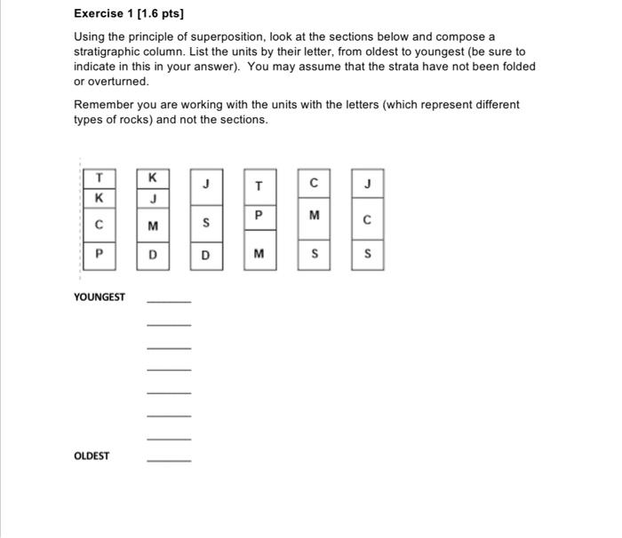 Solved Exercise 1 (1.6 pts] Using the principle of | Chegg.com