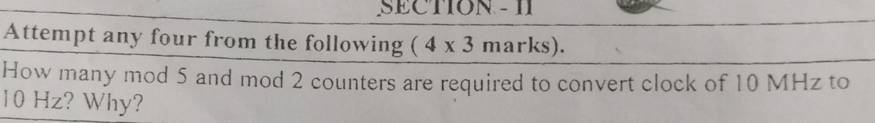 Solved Attempt any four from the following ( 4×3 marks). How | Chegg.com