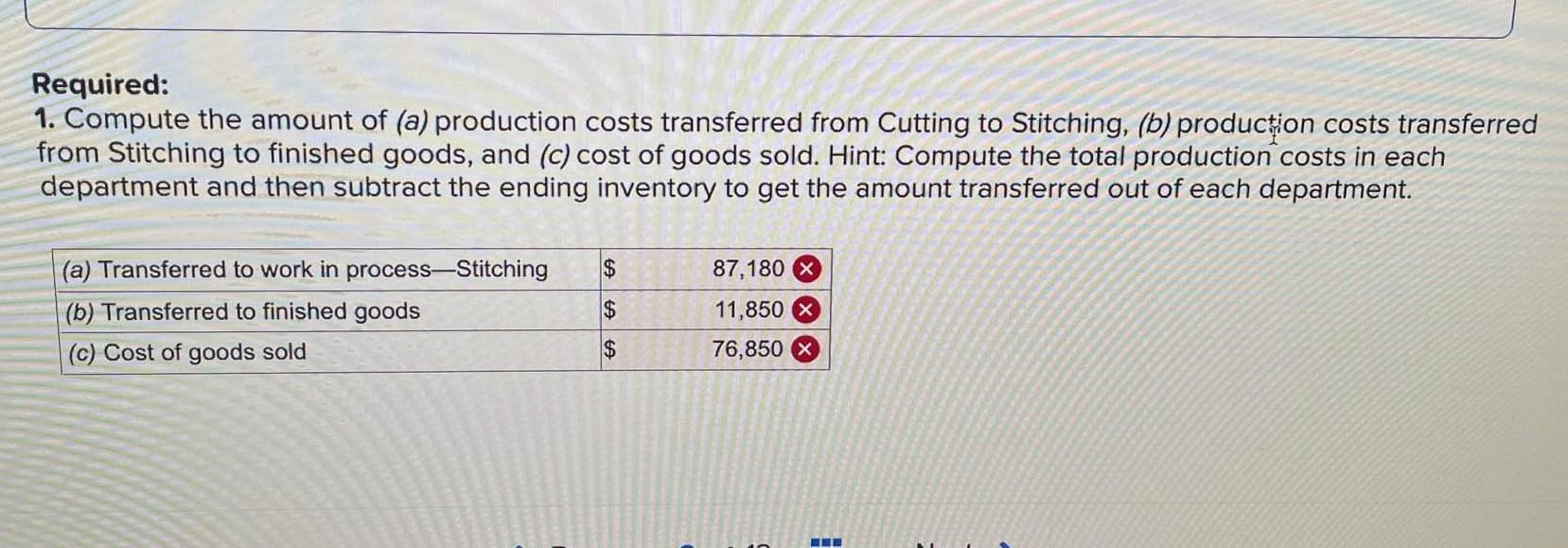 Amount Transferred Meaning In English