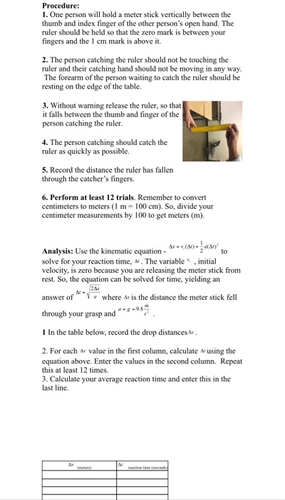 solved-procedure-1-one-person-will-hold-a-meter-stick-chegg