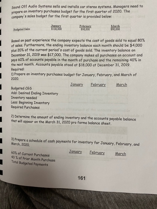 Solved Sound Off Audio Systems sells and installs car stereo