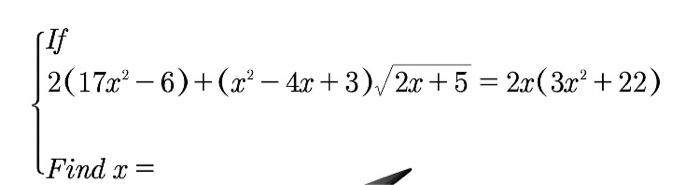 How can i find x in this complicated question? can we | Chegg.com
