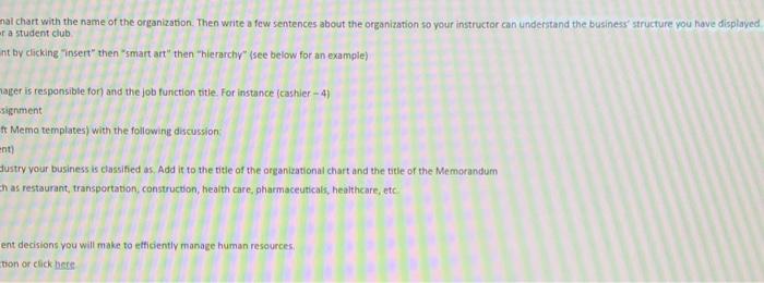 Solved Assignment 2: Organizational Structure Chapter 8 • | Chegg.com