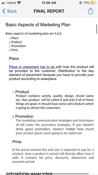 Solved write a marketing strategy report primary |
