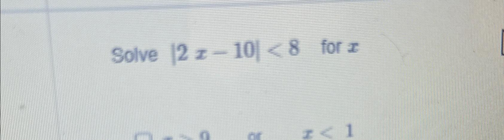 solved-solve-2x-10
