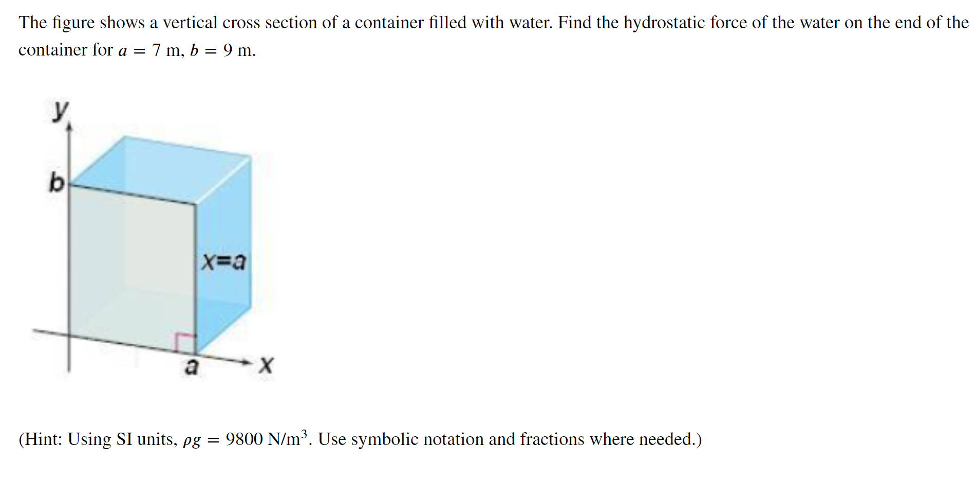 Solved The figure shows a vertical cross section of a | Chegg.com