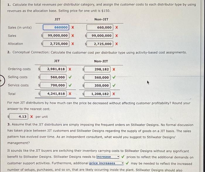 Solved ActivityBased CustomerDriven Costs Suppose that