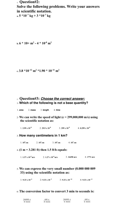 Solved Question 1 Convert Each Of The Following Chegg Com