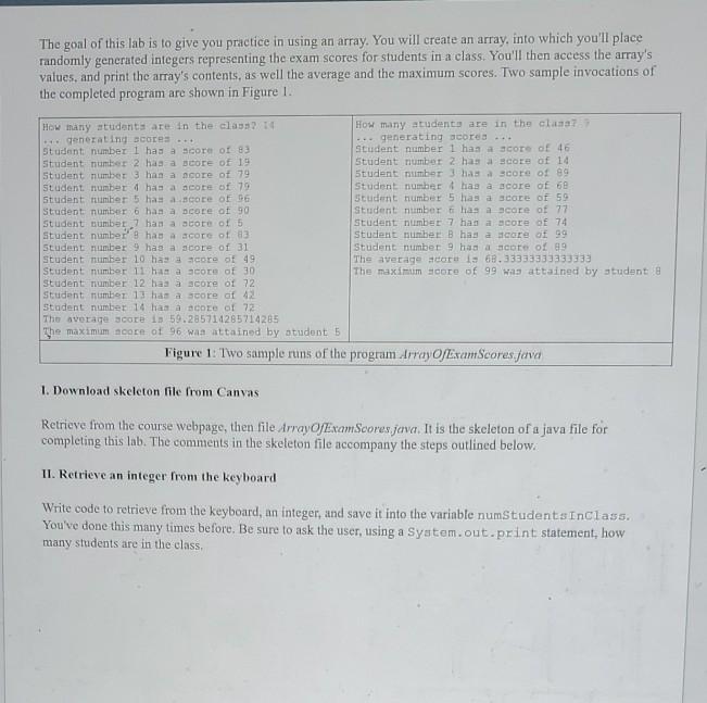 Solved The goal of this lab is to give you practice in using | Chegg.com