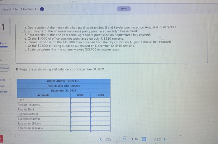 Solved Problem Chapters 1.6 0 Required information The | Chegg.com