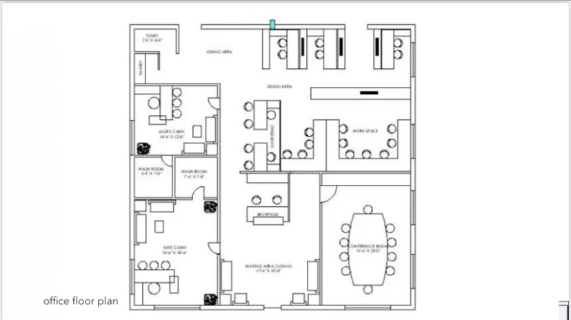 Solved design structured cabling for this office. This | Chegg.com