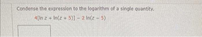 Solved Find the exact value of the logarithmic expression | Chegg.com