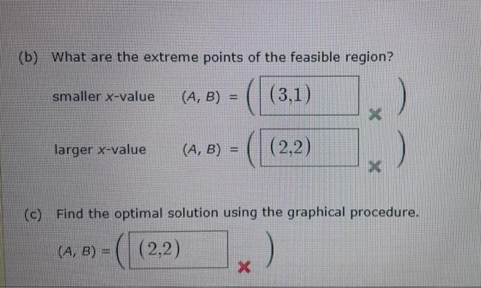 Solved Consider the following linear program. Max 1A + 2B 14 | Chegg.com