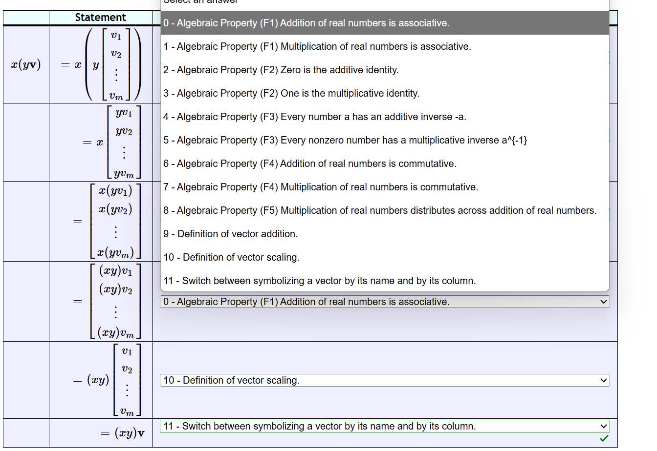 Solved answer the rest of the remaining justification by | Chegg.com