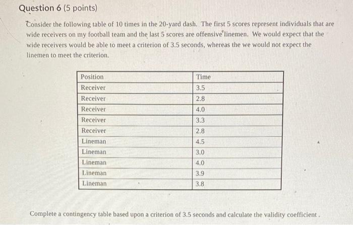 Solved A project will be conducted to assess and quantify | Chegg.com