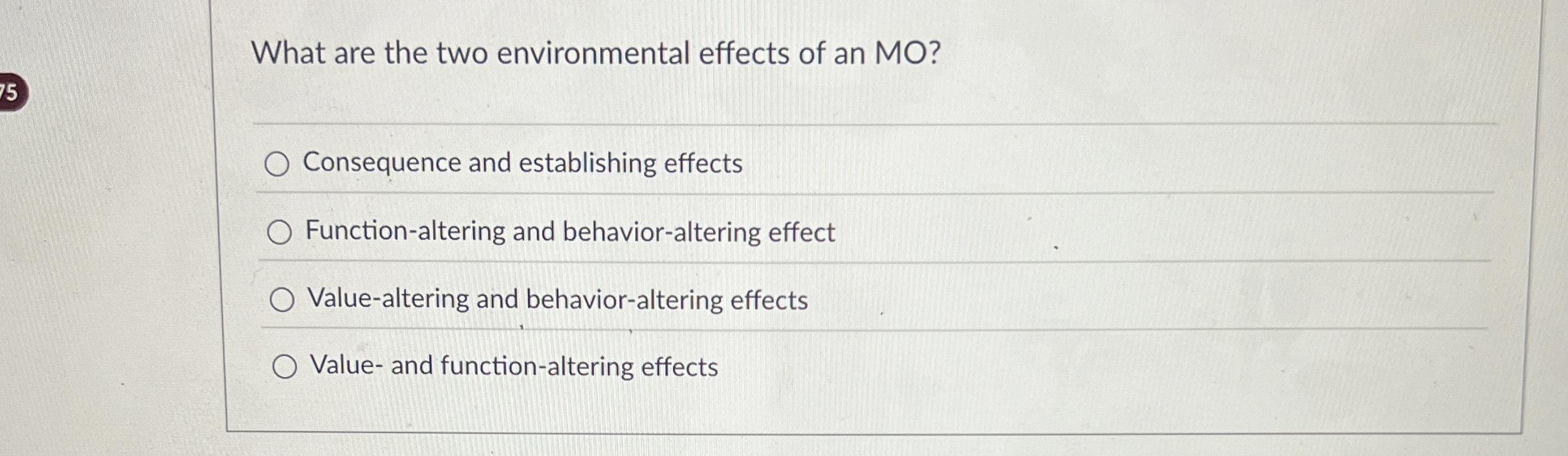 Solved What are the two environmental effects of an | Chegg.com