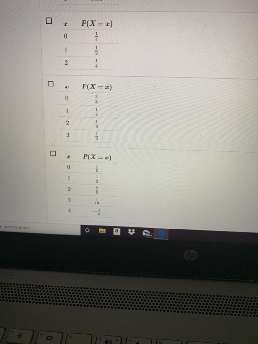 Solved which of the following table shows a valid chegg