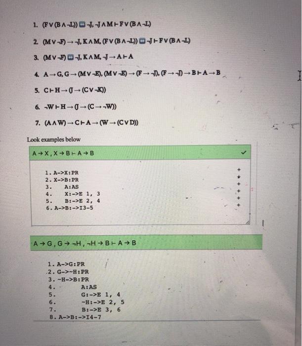 Solved 1 Fv Ba L J Jamefv Ba L 2 Mv F J Kam Chegg Com