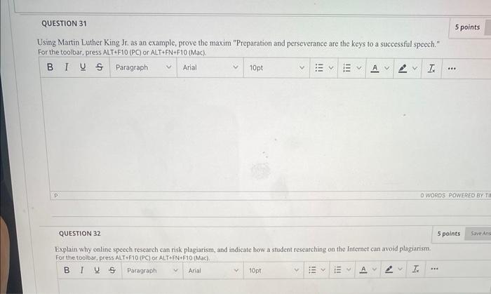 Using Martin Luther King Jr, as an example, prove the | Chegg.com