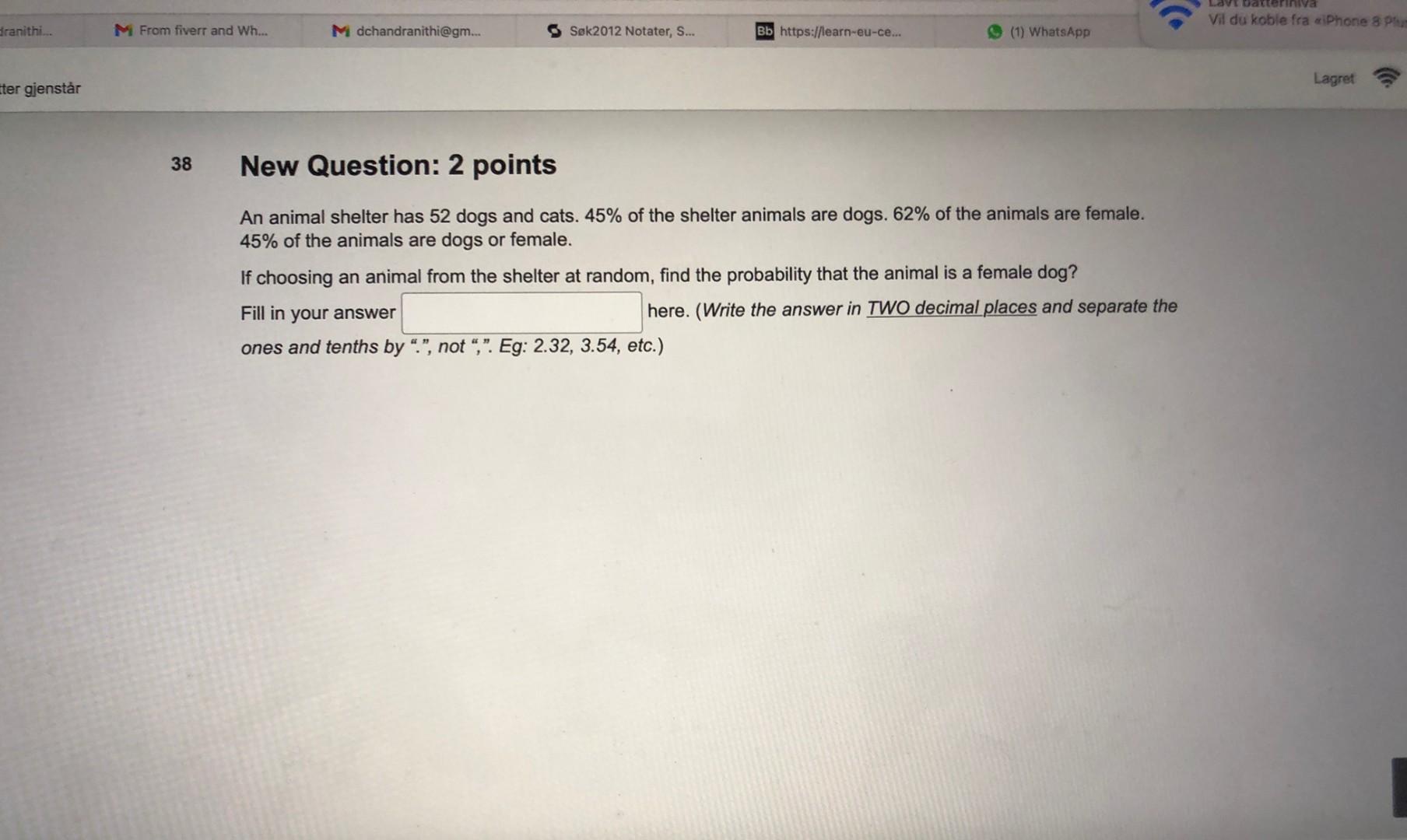 Solved New Question: 2 points A teacher claims that the | Chegg.com