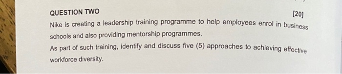 nike training programme