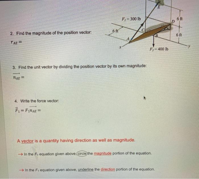 Solved Follow the steps below to express the force F, as a | Chegg.com