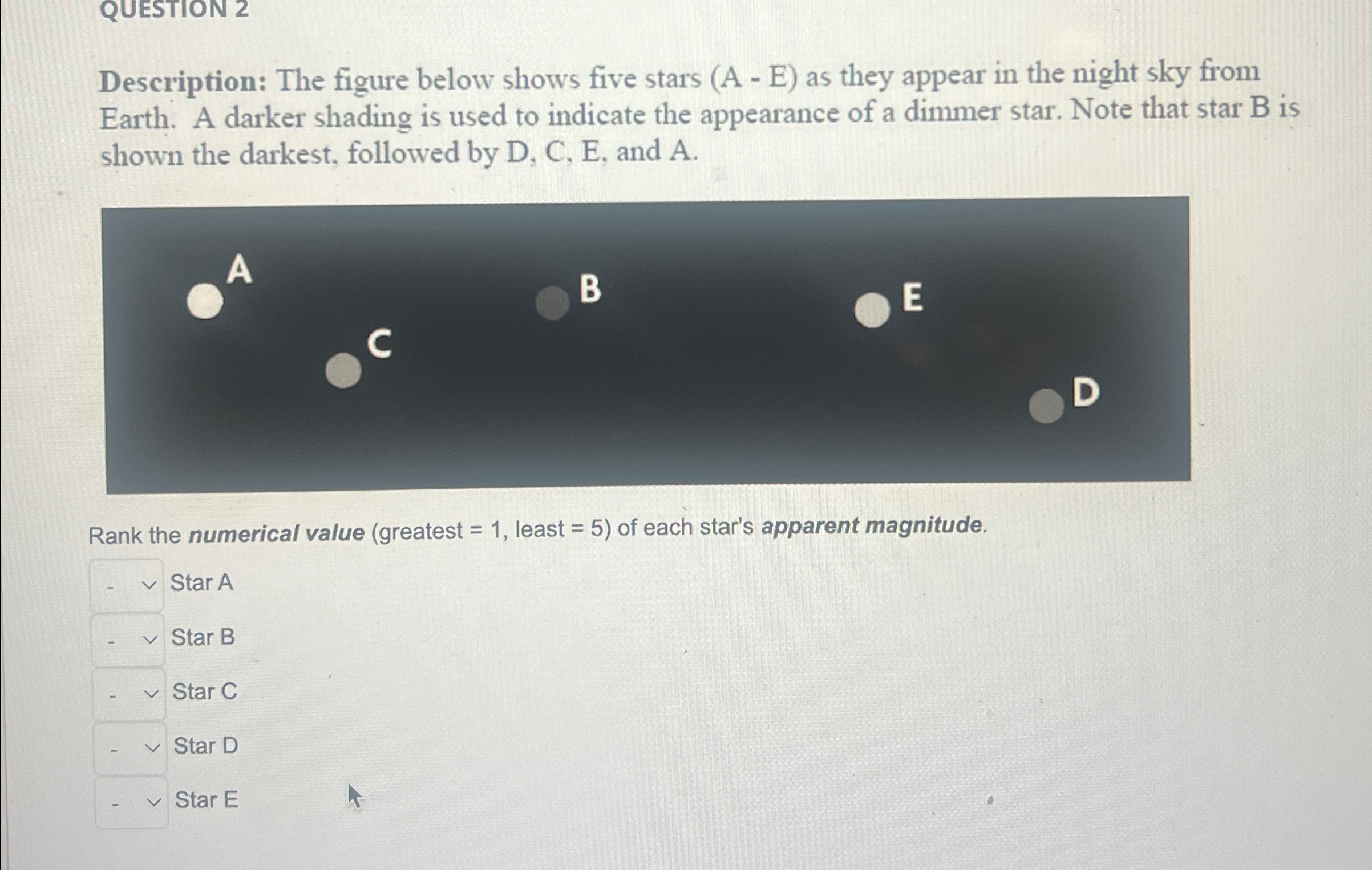Solved QUESTION 2Description: The figure below shows five | Chegg.com
