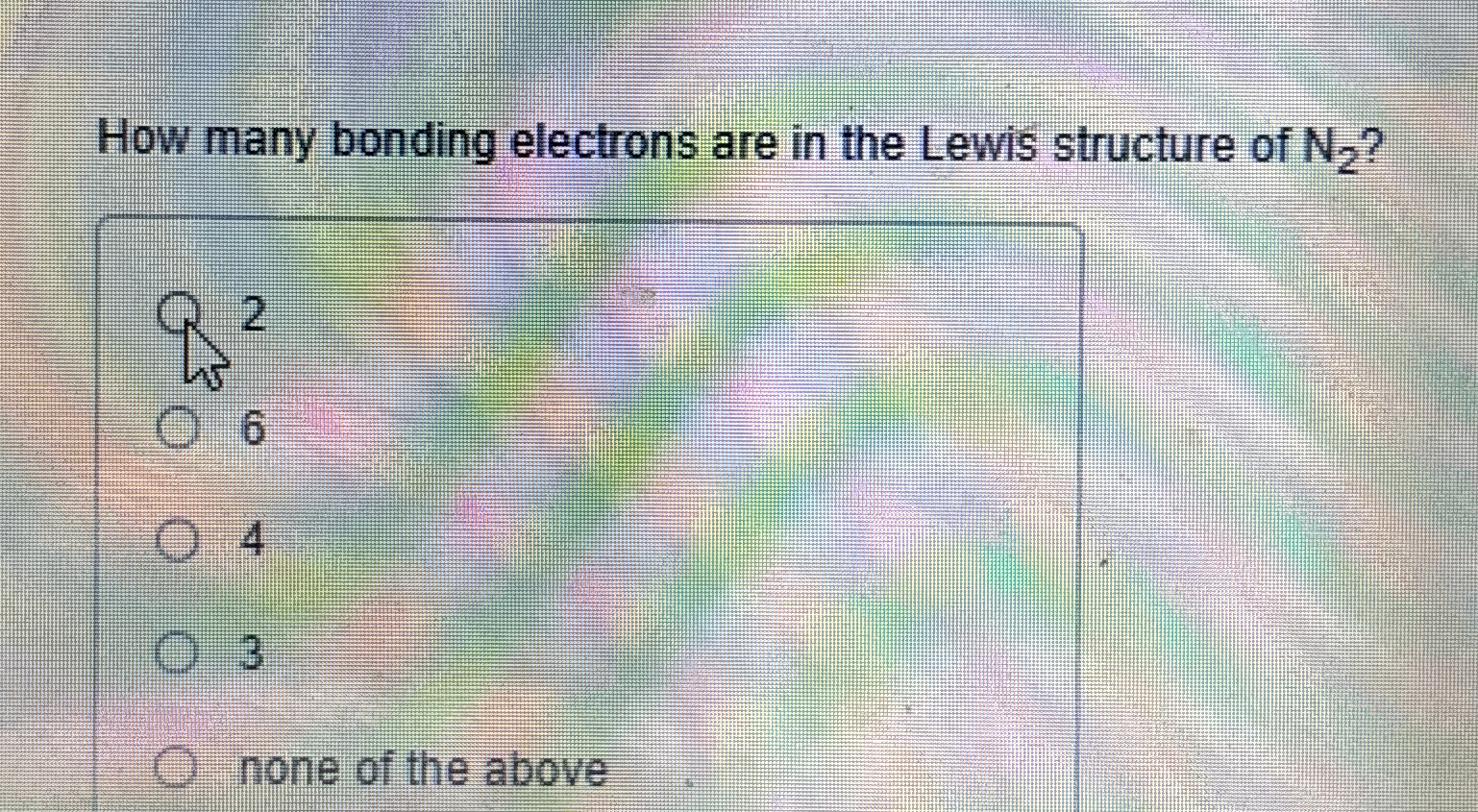 Solved How many bonding electrons are in the Lewis structure