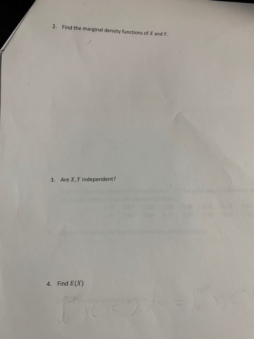 Solved Use the following information for problems 1-5: Let | Chegg.com
