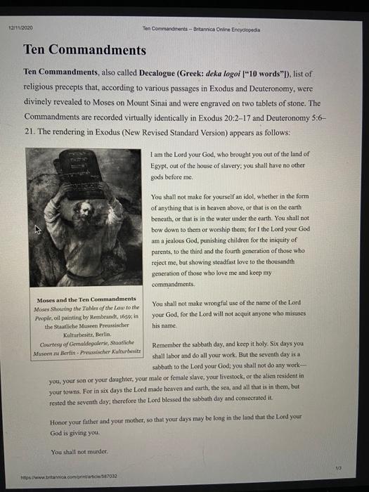 Citing evidence from the section on Iconoclasm in | Chegg.com