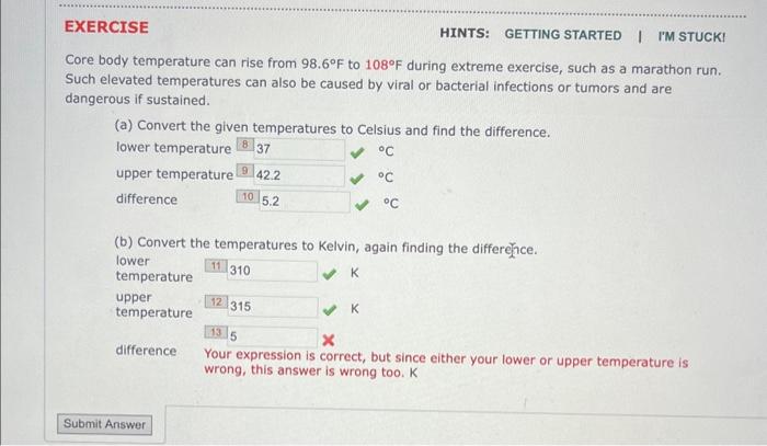 Solved GOAL Apply the temperature conversion formulas. | Chegg.com