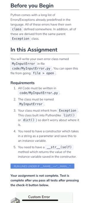 Solved Before you Begin Python comes with a long list of | Chegg.com