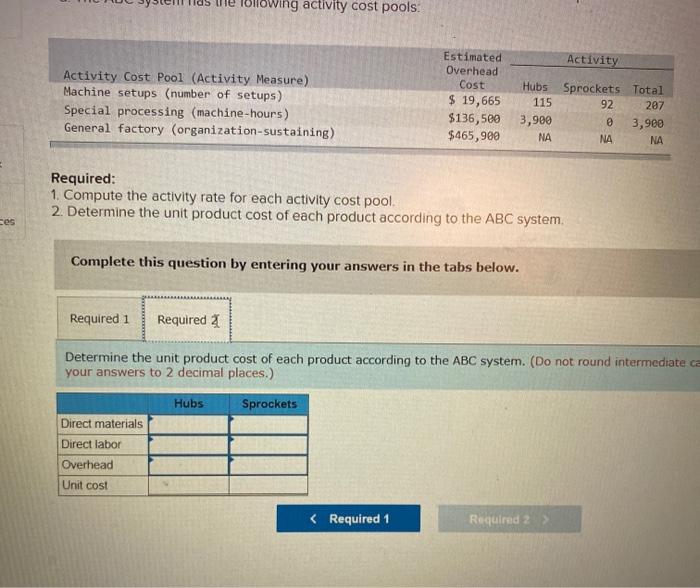 Solved Exercise 7 13 Algo Computing Abc Product Costs