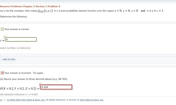 Solved Reserve Problems Chapter 5 Section 1 Problem 4 Lerc | Chegg.com