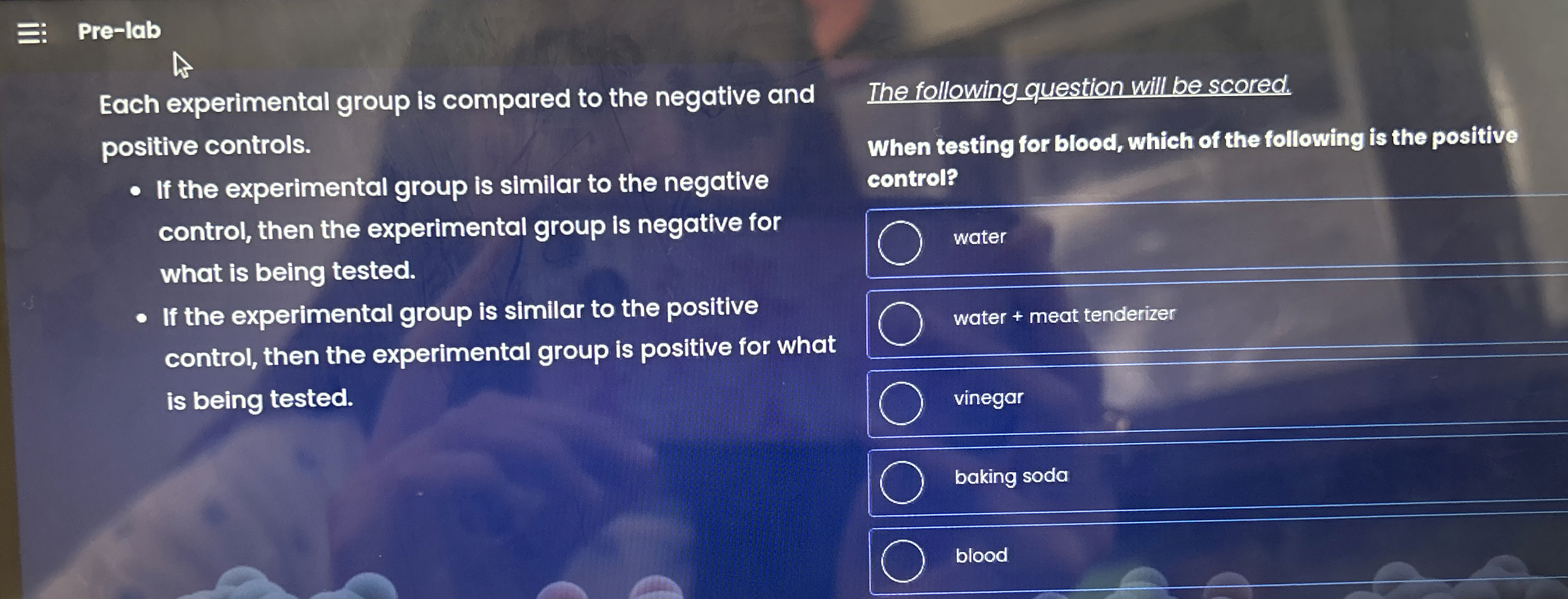 Solved Each experimental group is compared to the negative