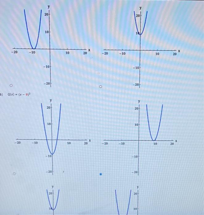 Solved Sketch The Graph Of Each Function By Transforming The 