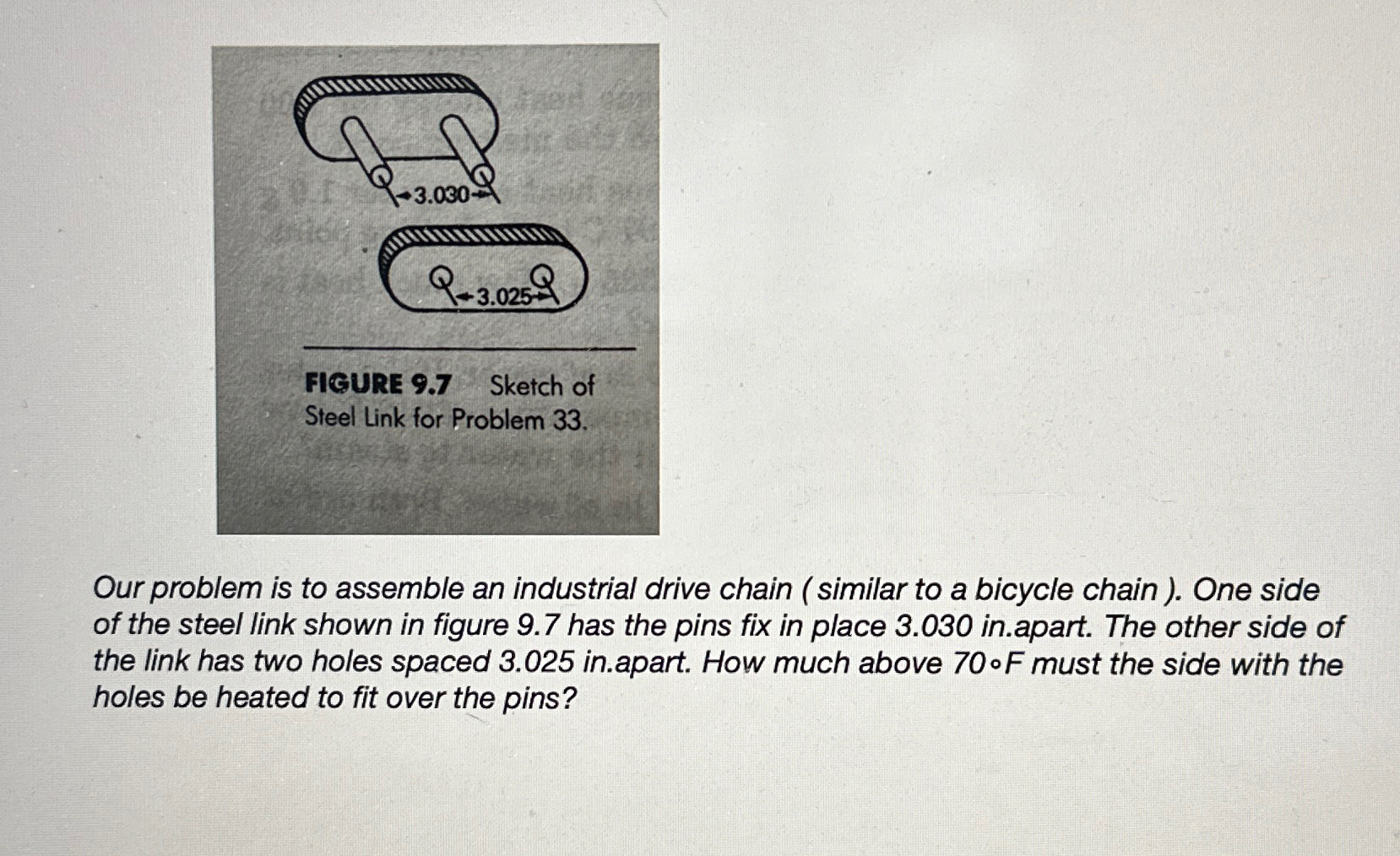 Solved Our problem is to assemble an industrial drive chain | Chegg.com